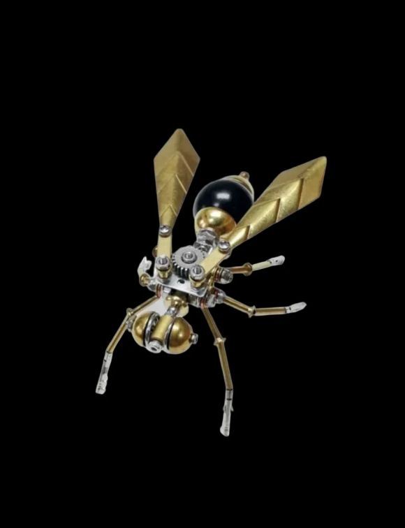 Amazing 3D Puzzle Little Fly Model - Metal DIY Assembly Toys for All