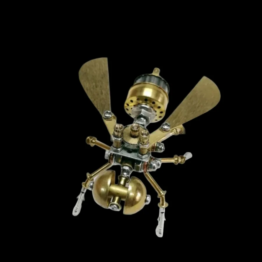 Amazing 3D Puzzle Little Fly Model - Metal DIY Assembly Toys for All_14