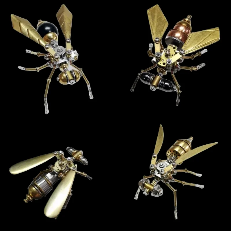 DIY Steampunk Metal Mechanical Insects Assembly Toy Kits - 3D Puzzles for All_3