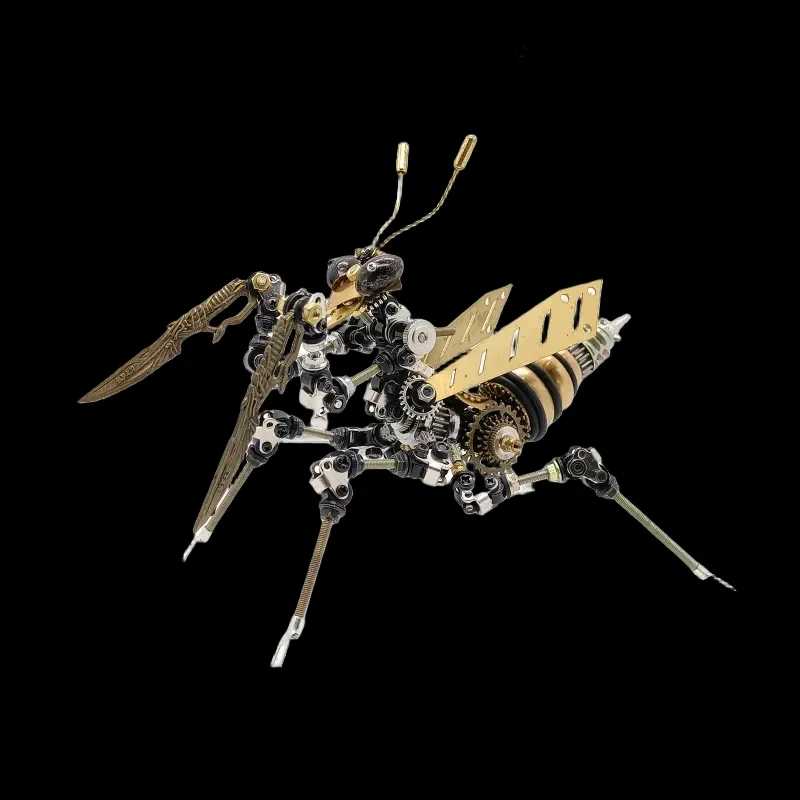 DIY Mechanical Mantis Metal Puzzle Kit - Ideal Gift for All Ages_1