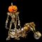 Amazing 3D Mechanical Puzzles for Kids - Pumpkin Knight Motorcycle Halloween Model Kit