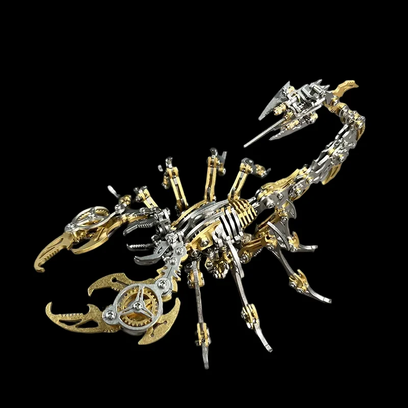 Amazing 3D Scorpions Metal Puzzle - Steampunk Mechanical Insect Toy for Adults_2