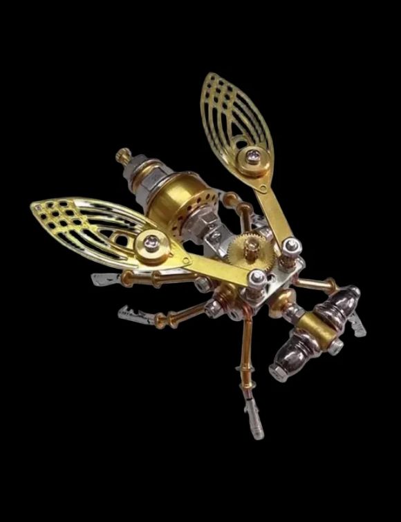 DIY Steampunk Metal Mechanical Insects Assembly Toy Kits - 3D Puzzles for All