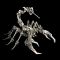 MMZ MODEL SteelWarcraft 3D Metal Puzzlel - Scorpion KING Animal Assembly Kit