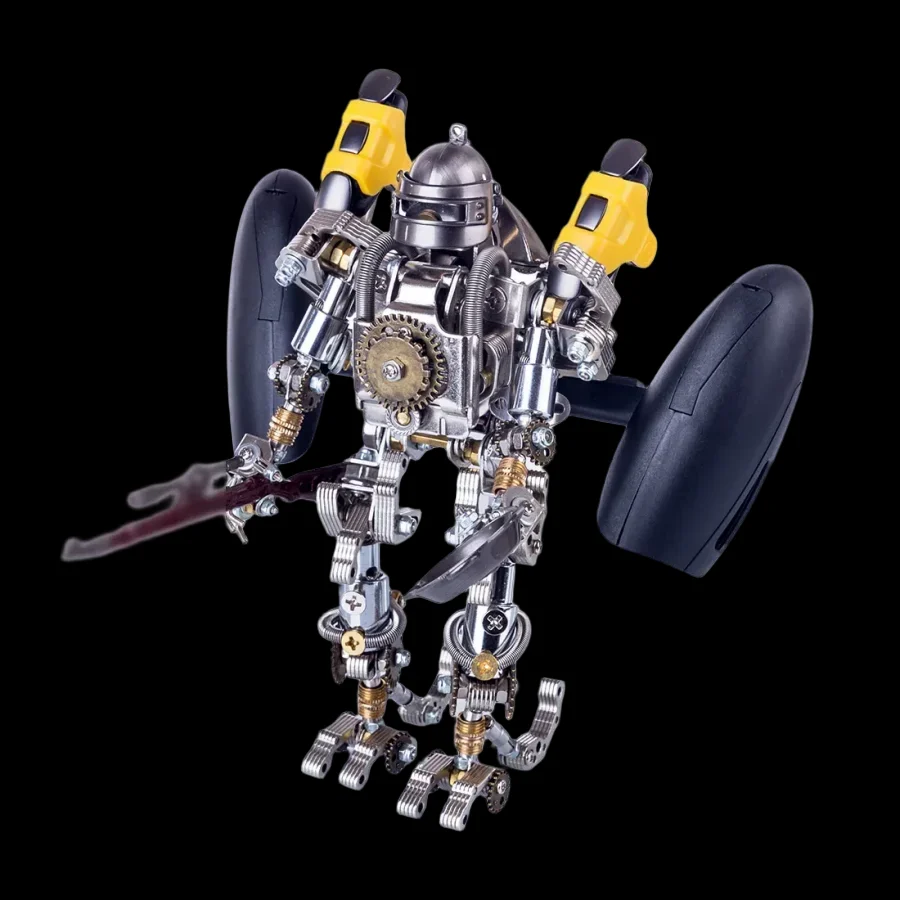 DIY Metal Mechanical Robot 3D Assembly Puzzle Kit - Cool Gift and Ornament_6