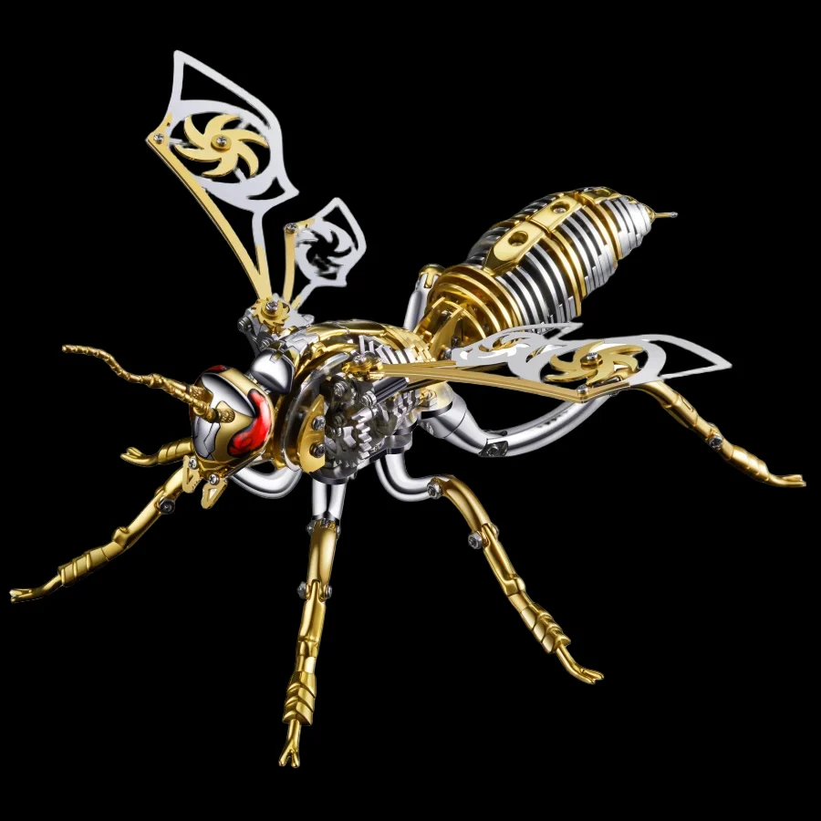 Amazing Large Wasp 3D Puzzle Metal Assembly Model - Ideal Gift & Decoration_1