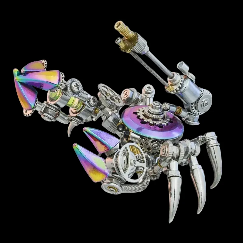 3D Metal Puzzle Crab – DIY Assembly Model Kit for Adults_3