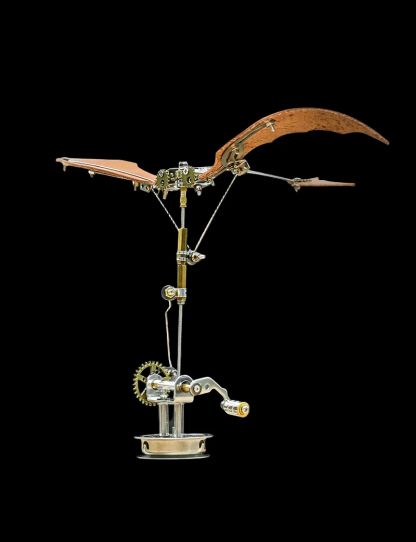 Mechanical Party DIY Punk 3D Dragon Wing Metal Assembly Model Puzzle - Ideal Gift and Fun Toy