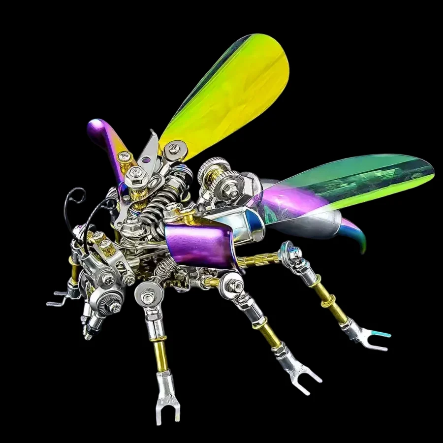 Challenging 3D Metal Puzzle - Firefly Wasp Model Kit for Kids & Adults_9