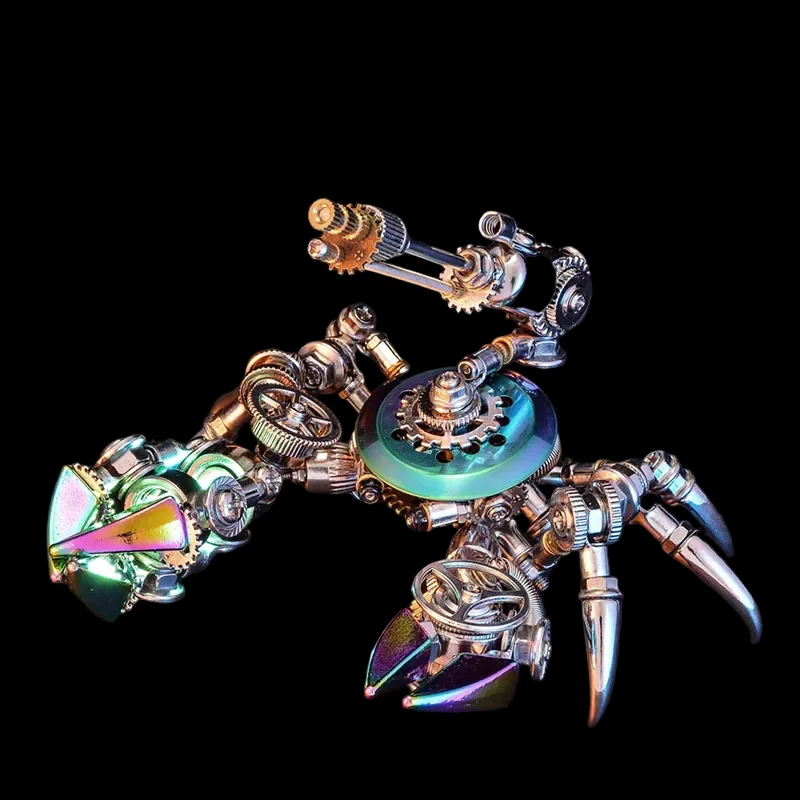 DIY 3D Metal Puzzle Mechanical Crab Model Kit - Ideal Personalized Gift for Boys and Adults_1