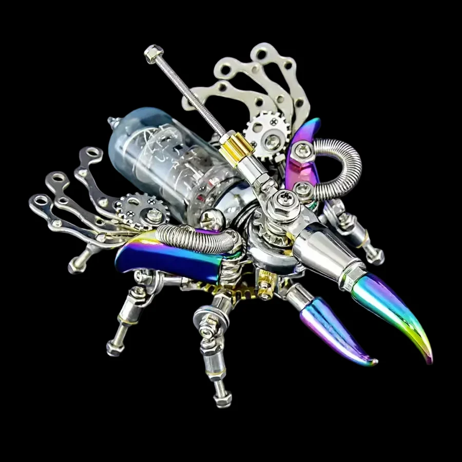 Challenging 3D Metal Puzzle - Firefly Wasp Model Kit for Kids & Adults_3