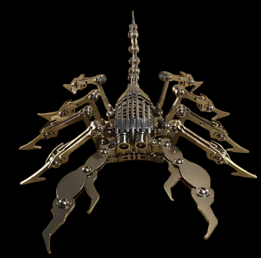 DIY Mechanical Stainless Steel Scorpion 3D Puzzle - Creativity & Decoration_6