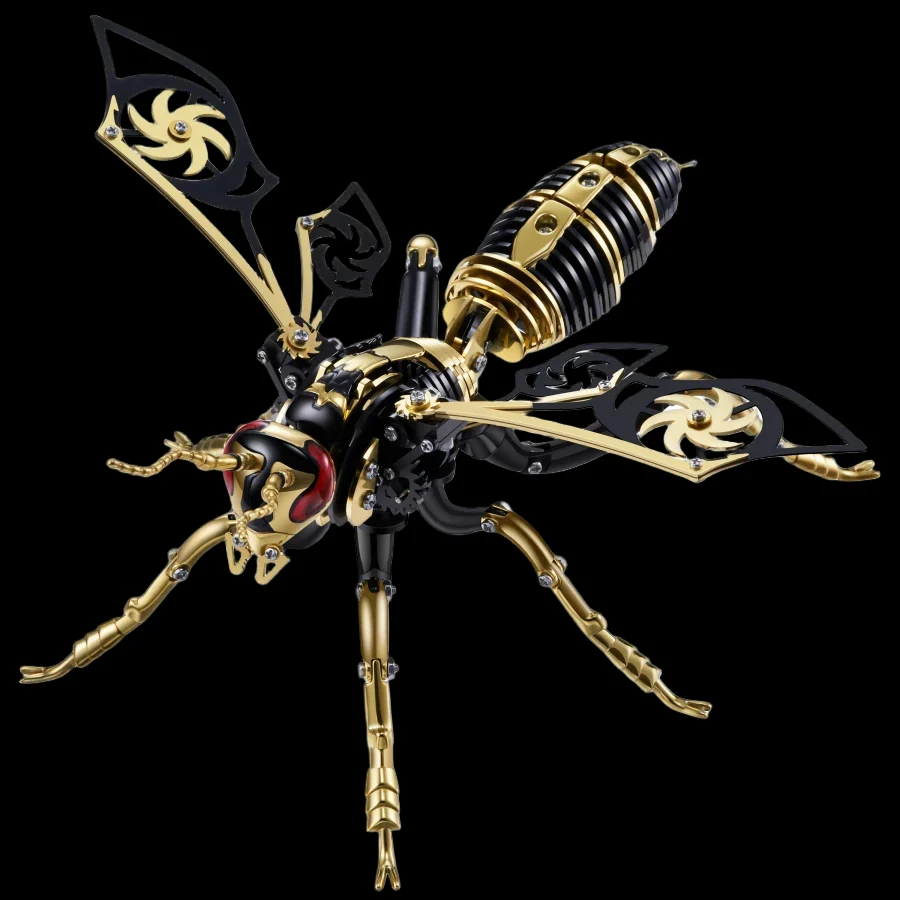 Amazing Large Wasp 3D Puzzle Metal Assembly Model - Ideal Gift & Decoration_5