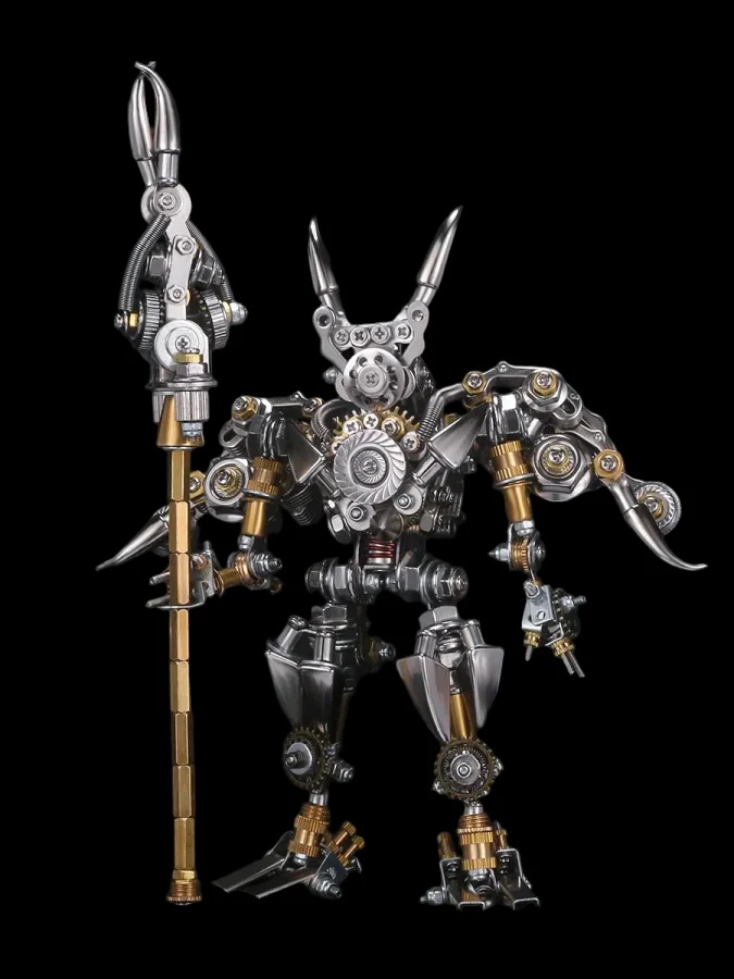 16cm Chinese Style 3D Assembled Metal Robot Model Toys for Parties_10