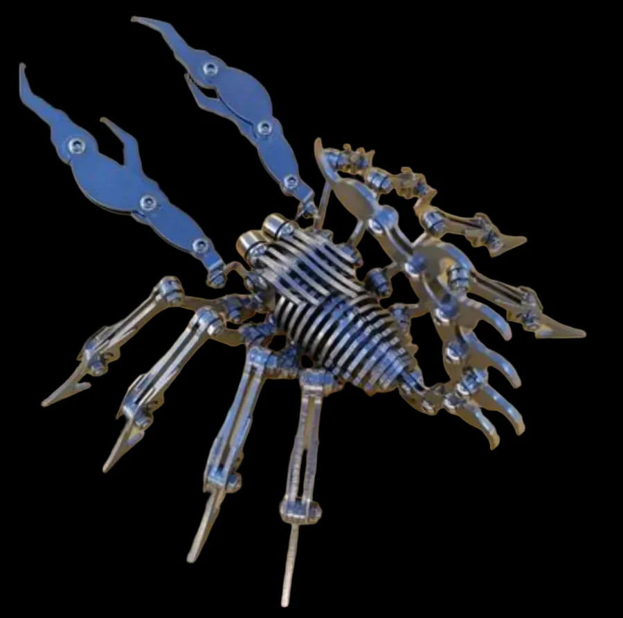 DIY Mechanical Stainless Steel Scorpion 3D Puzzle - Creativity & Decoration_2