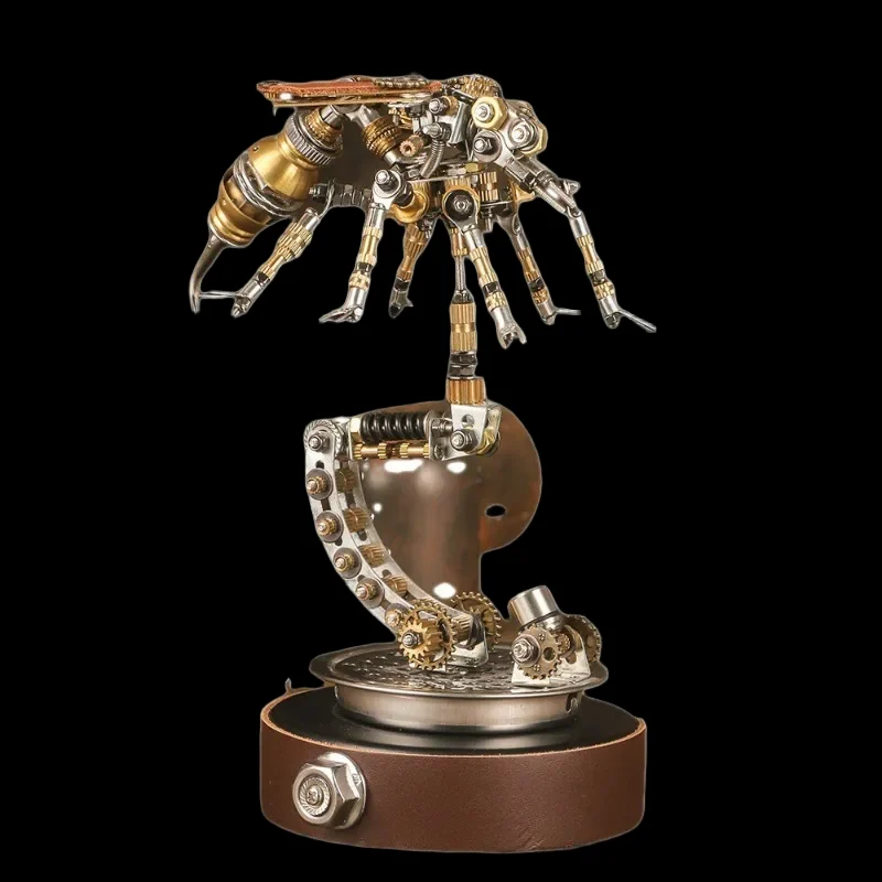 Exquisite 3D Metal Steampunk Insect Puzzle Kit - DIY Ornament Gift_1