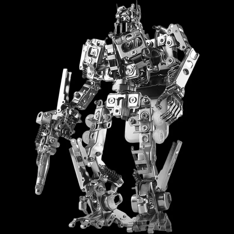 Amazing Transforming Robot 3D Metal Puzzle - DIY Model for All Ages_6