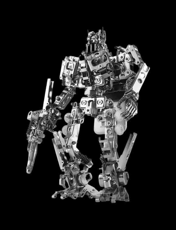 Amazing Transforming Robot 3D Metal Puzzle - DIY Model for All Ages