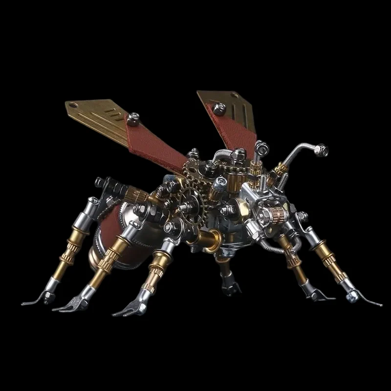 Exquisite 3D Metal Steampunk Insect Puzzle Kit - DIY Ornament Gift_3