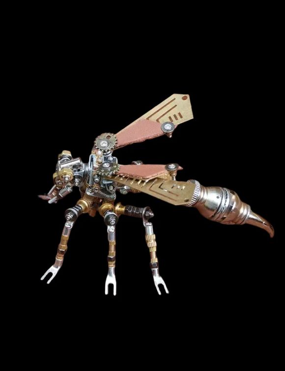 Amazing 3D Metal Wasp Puzzle Toy - For Kids & Adults