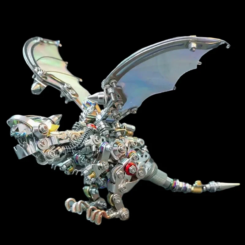 DIY Metal Colorful Dragon Model Kit - 630PCS for Adults & Teens_2