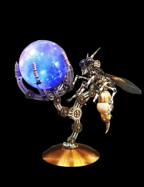 DIY Large Metal Wasp Assembly Toy - 3D Puzzle Mechanical Insect Model for Kids & Adults Gifts_11