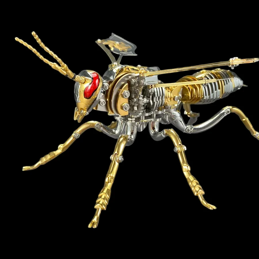 Punk 3D Wasp Metal Puzzle Model - Adult & Children Assembly Kit Gift_3