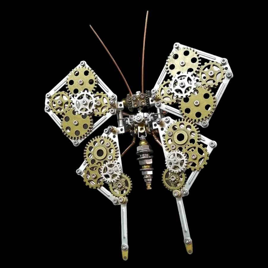 DIY Phoenix Butterfly Cyberpunk Mechanical Insect Metal Assembly Model Kit - Ideal Gift for All_6