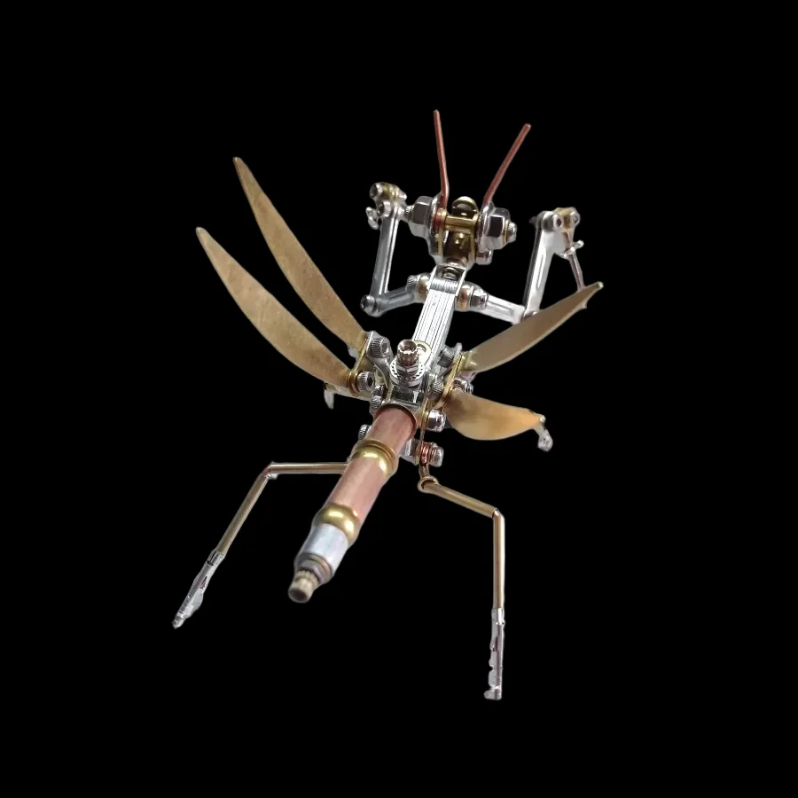 DIY Mantis Metal Model Kit - Cyberpunk Mechanical Insects Puzzle for Adults_2