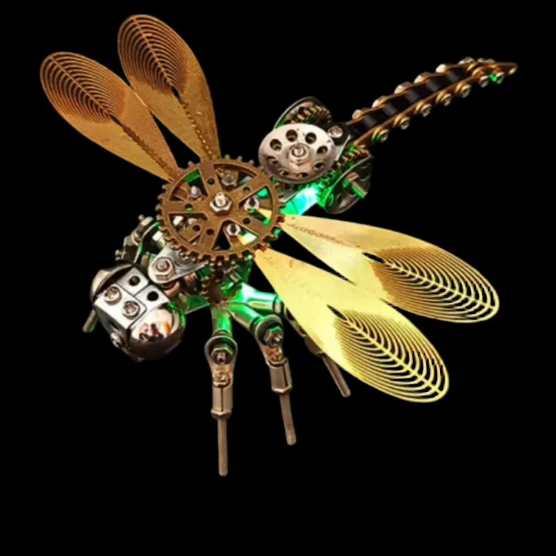 Amazing 3D Metal Luminous Insect DIY Assembly Toys for All Ages_1