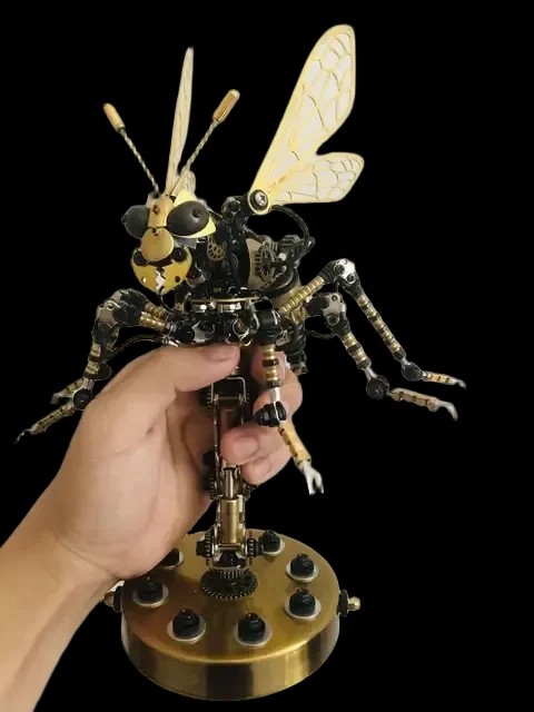 Amazing 3D Metal Wasp Puzzle Toy - For Kids & Adults_14