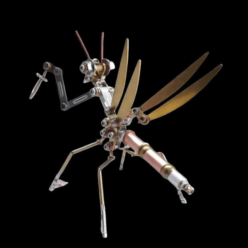 DIY Mantis Metal Model Kit - Cyberpunk Mechanical Insects Puzzle for Adults_6