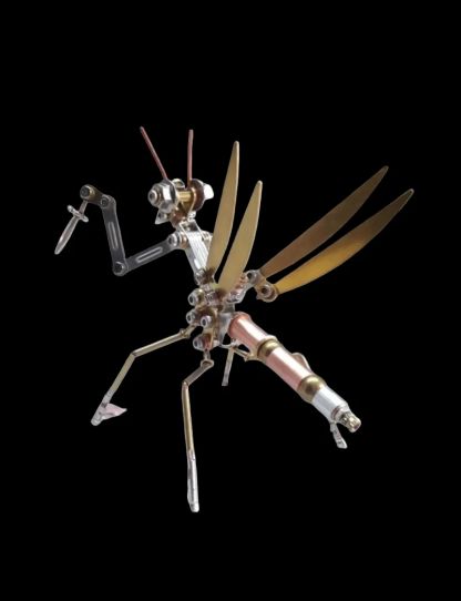 DIY Mantis Metal Model Kit - Cyberpunk Mechanical Insects Puzzle for Adults