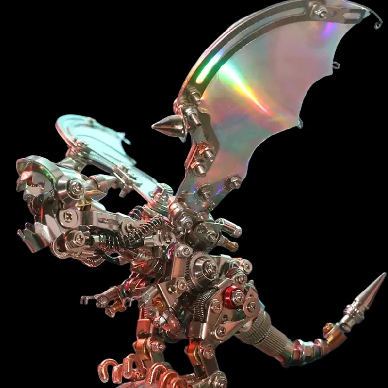 DIY Metal Colorful Dragon Model Kit - 630PCS for Adults & Teens_4