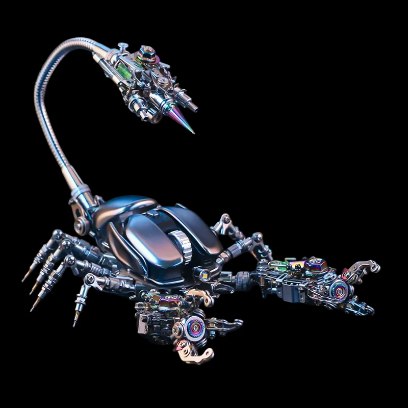 Incredible 3D Mechanical Armored Scorpion Metal Puzzle Toy_2