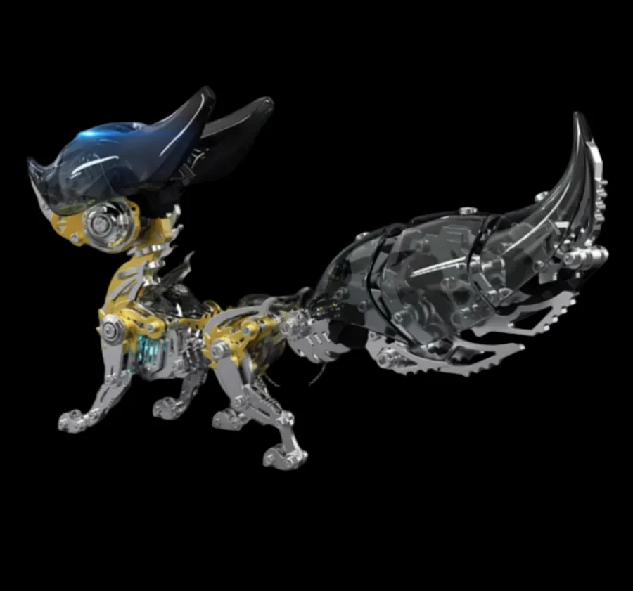 Amazing 3D Metal Puzzles - Mechanical Linglong Fox for All Ages_4