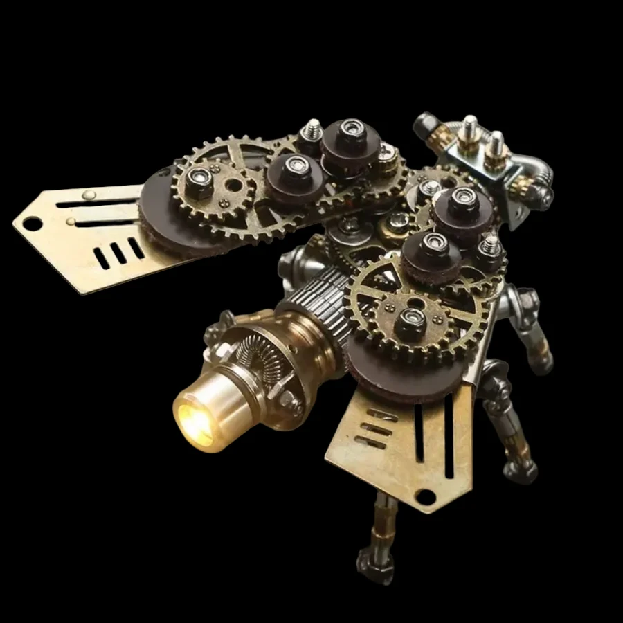 Exquisite 3D Metal Steampunk Insect Puzzle Kit - DIY Ornament Gift_8