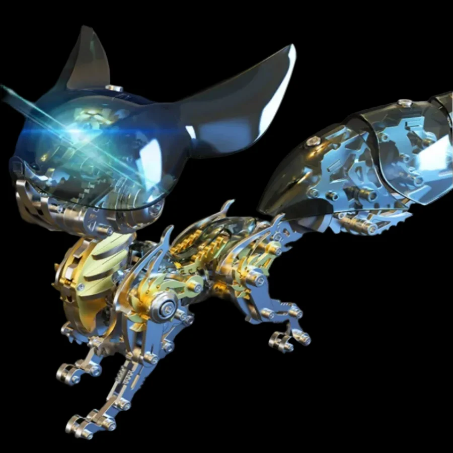 Amazing 3D Metal Puzzles - Mechanical Linglong Fox for All Ages_5