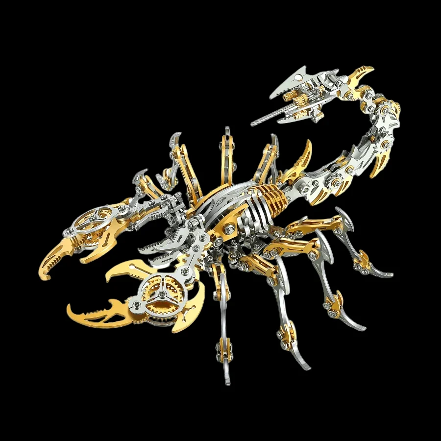 Amazing 3D Scorpions Metal Puzzle - Steampunk Mechanical Insect Toy for Adults_6