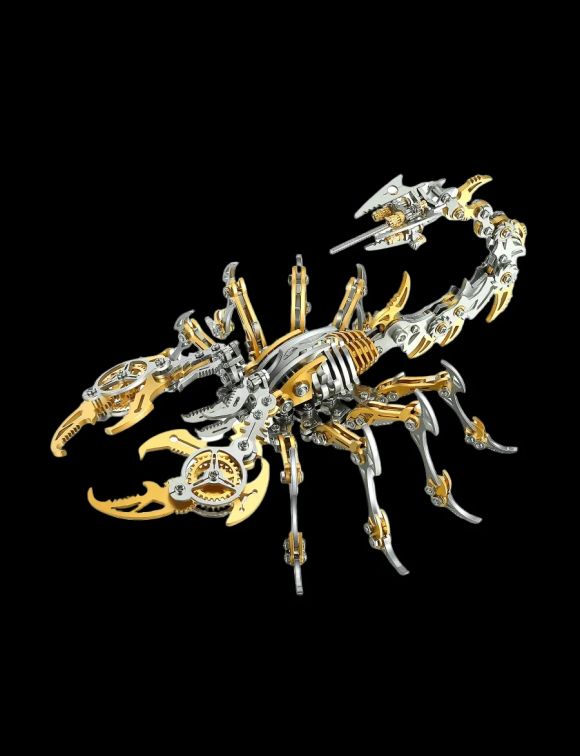 Amazing 3D Scorpions Metal Puzzle - Steampunk Mechanical Insect Toy for Adults