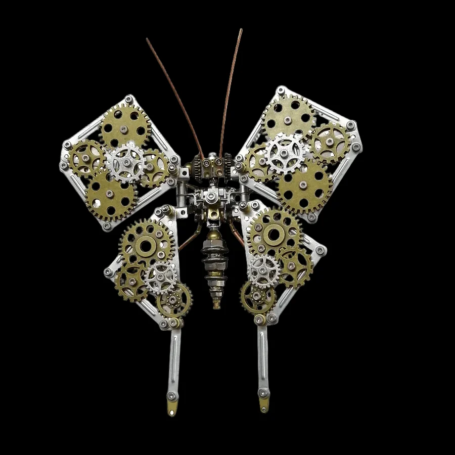 DIY Phoenix Butterfly Cyberpunk Mechanical Insect Metal Assembly Model Kit - Ideal Gift for All_1