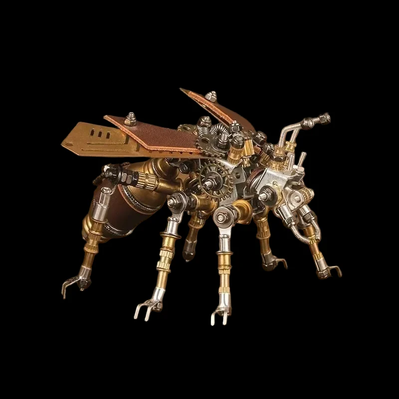 Exquisite 3D Metal Steampunk Insect Puzzle Kit - DIY Ornament Gift_5