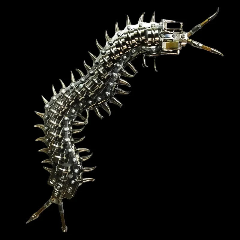 Awesome 3D Metal Centipede Puzzle Kit - Assembly Toy for All Ages_4