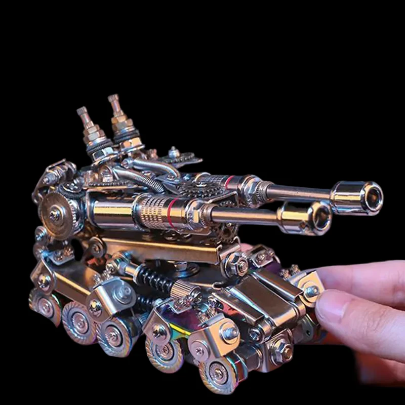 Punk Variable Precision 3D Metal Assembled Tank Model Puzzle for Adults and Kids_4