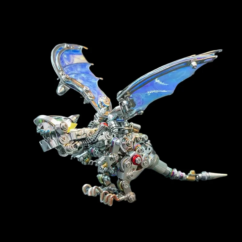 DIY Metal Colorful Dragon Model Kit - 630PCS for Adults & Teens_1