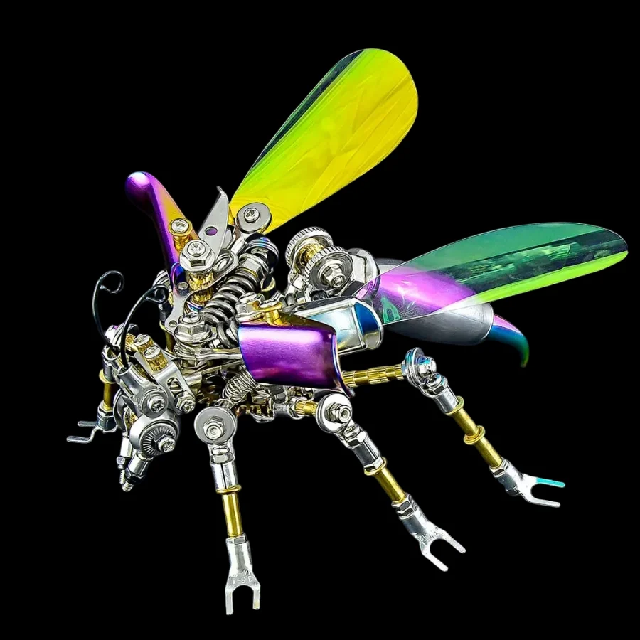 Challenging 3D Metal Puzzle - Firefly Wasp Model Kit for Kids & Adults_2