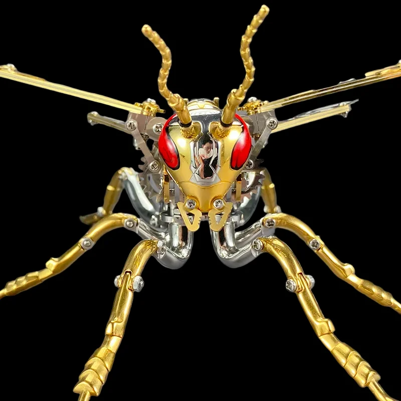 Punk 3D Wasp Metal Puzzle Model - Adult & Children Assembly Kit Gift_4