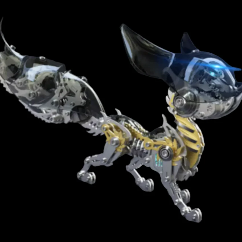 Amazing 3D Metal Puzzles - Mechanical Linglong Fox for All Ages_8