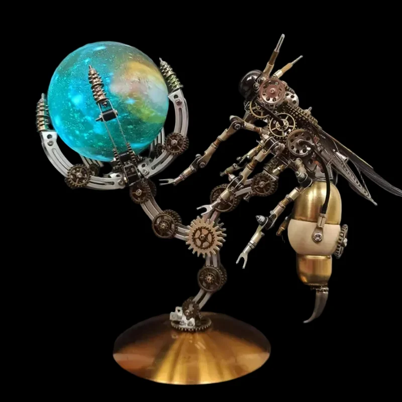 3D Metal Puzzle Wasp Assembly Kit - DIY Toy for All Ages_5