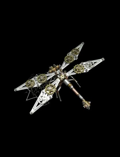 Unique 3D Metal Puzzle Dragonfly DIY Assemble Toy - 200+PCS